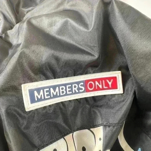 Vintage Unisex Members Only Nickelodeon Full Zip Hooded Character Jacket - Picture 12 of 13